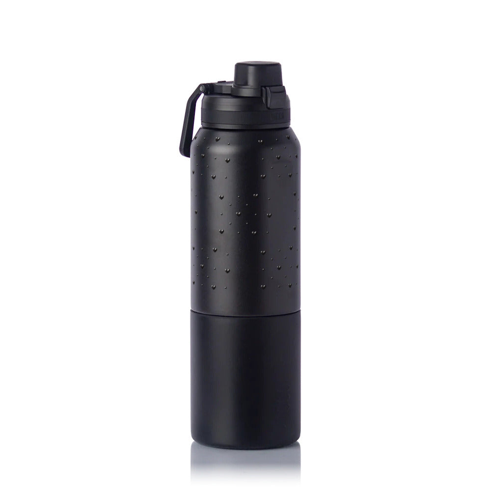 Garrafa Térmica PACCO Nexa 1000ml Corações Preta Preto