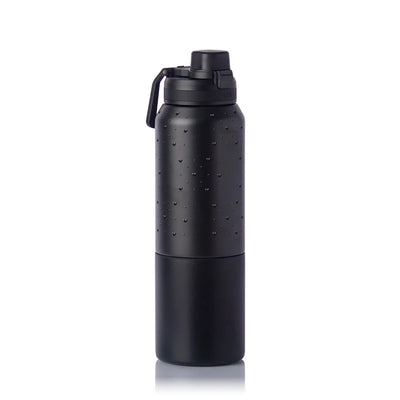 Garrafa Térmica PACCO Nexa 1000ml Corações Preta Preto