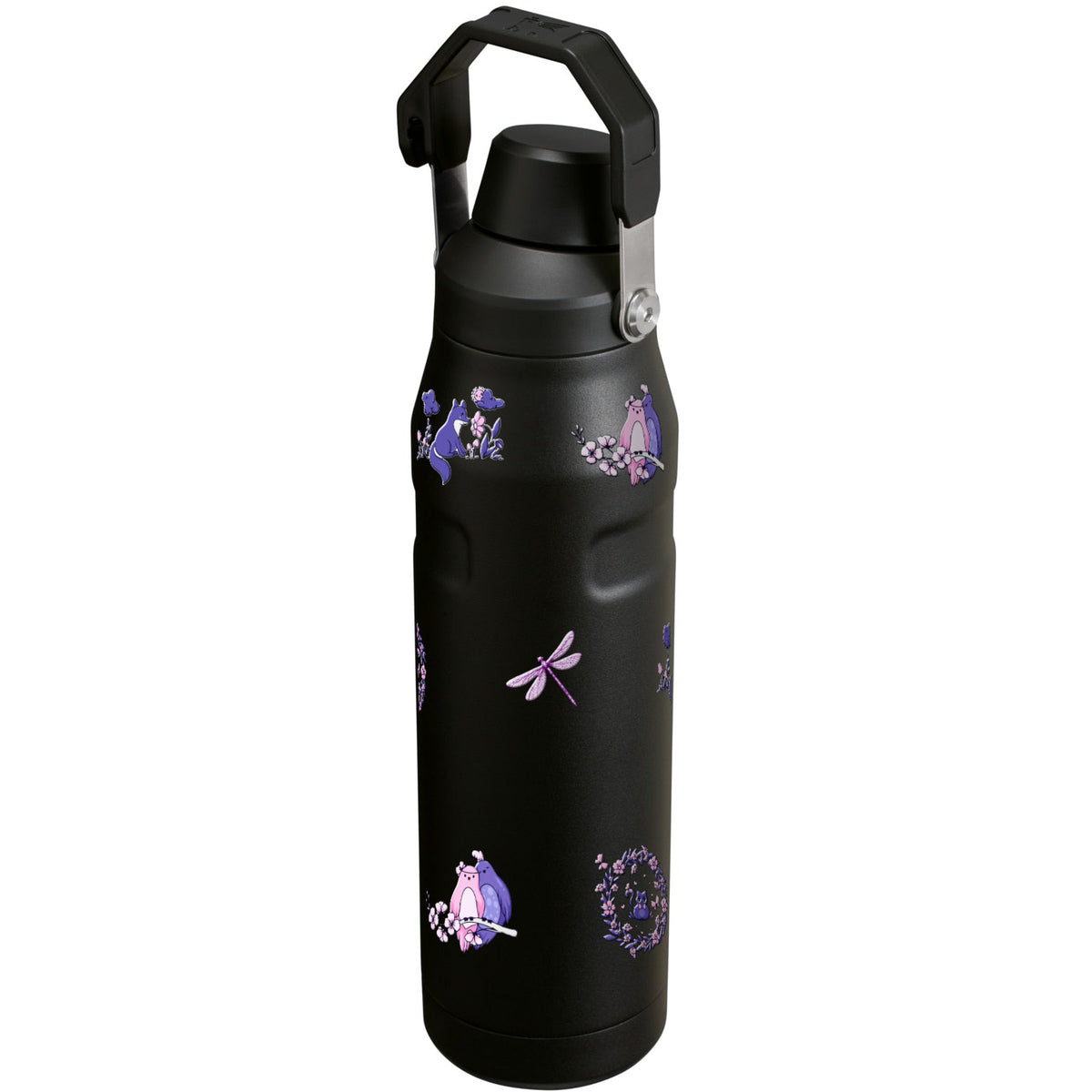 Garrafa Térmica Stanley Aerolight Fast Flow 1,1L Natureza Lilás Matte Black