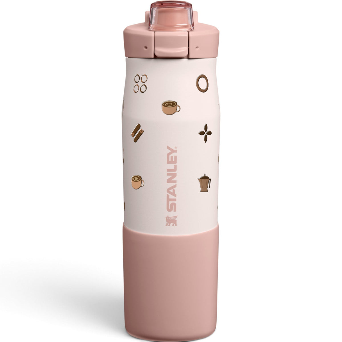 Garrafa Térmica Stanley Vitalize Tempo 710ml Coffee Rose Quartz
