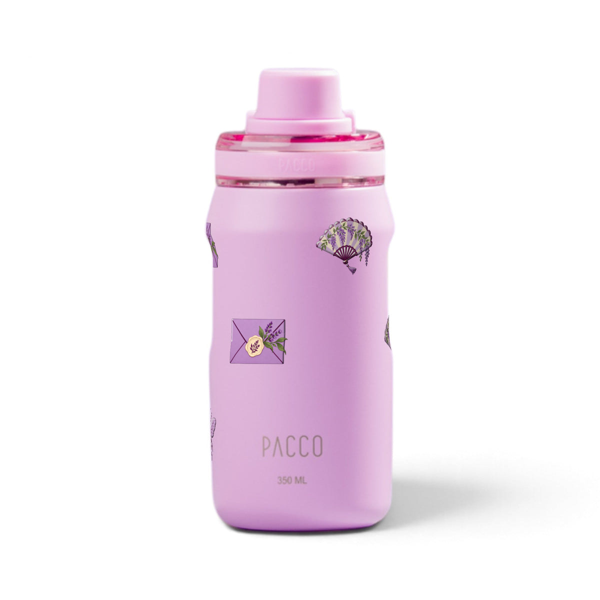 Garrafa Térmica PACCO Vyta 350ml Lavanda Botânica Lilás