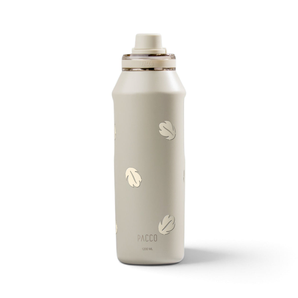 Garrafa Térmica PACCO Vyta 1200ml Folhas Creme Creme