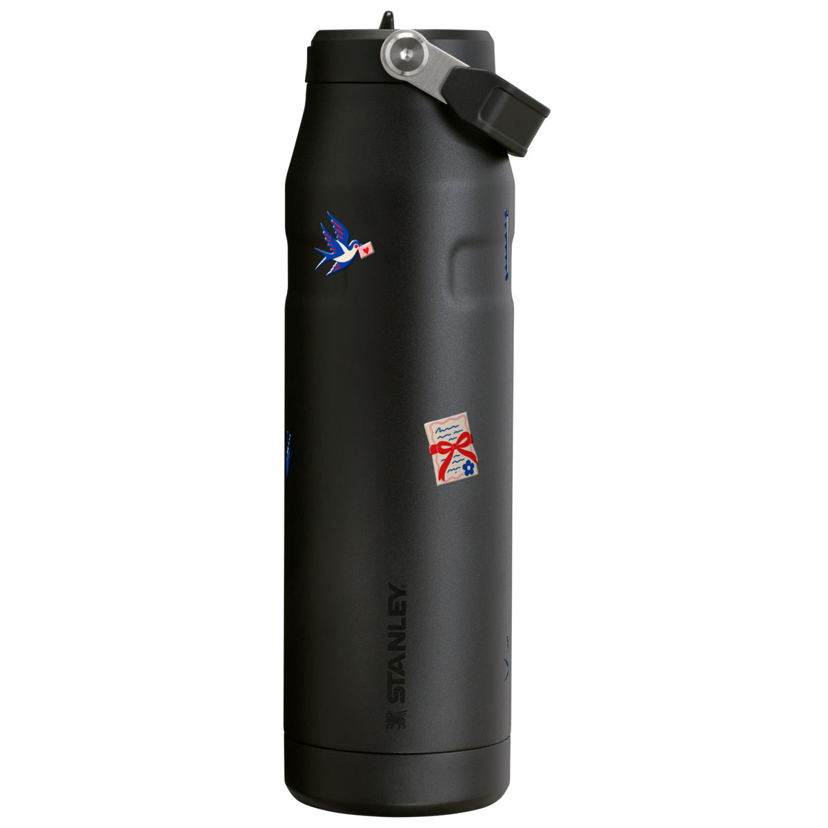 Garrafa Térmica Stanley Aerolight Flip Straw 1,1L Clube das Cartas Black