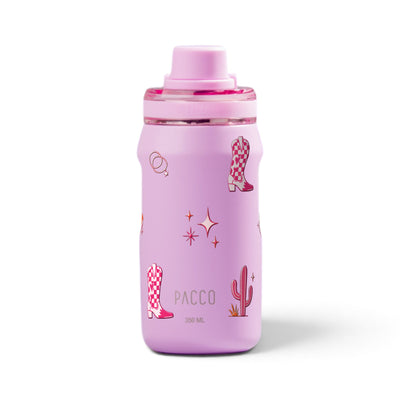 Garrafa Térmica PACCO Vyta 350ml Country Rosa Lilás