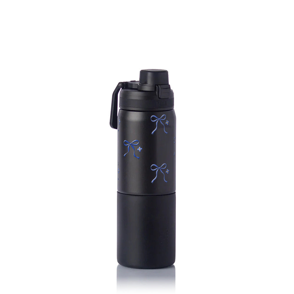 Garrafa Térmica PACCO Nexa 600ml Laço Leve PRETO