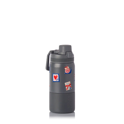 Garrafa Térmica PACCO Nexa 440ml Clube das Cartas CINZA