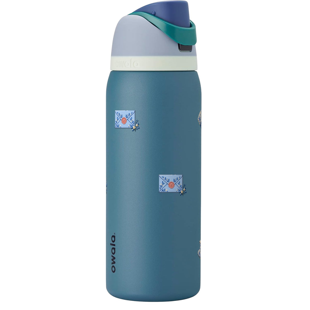 Garrafa Térmica Owala FreeSip 946ml Porcelana Azul Denim