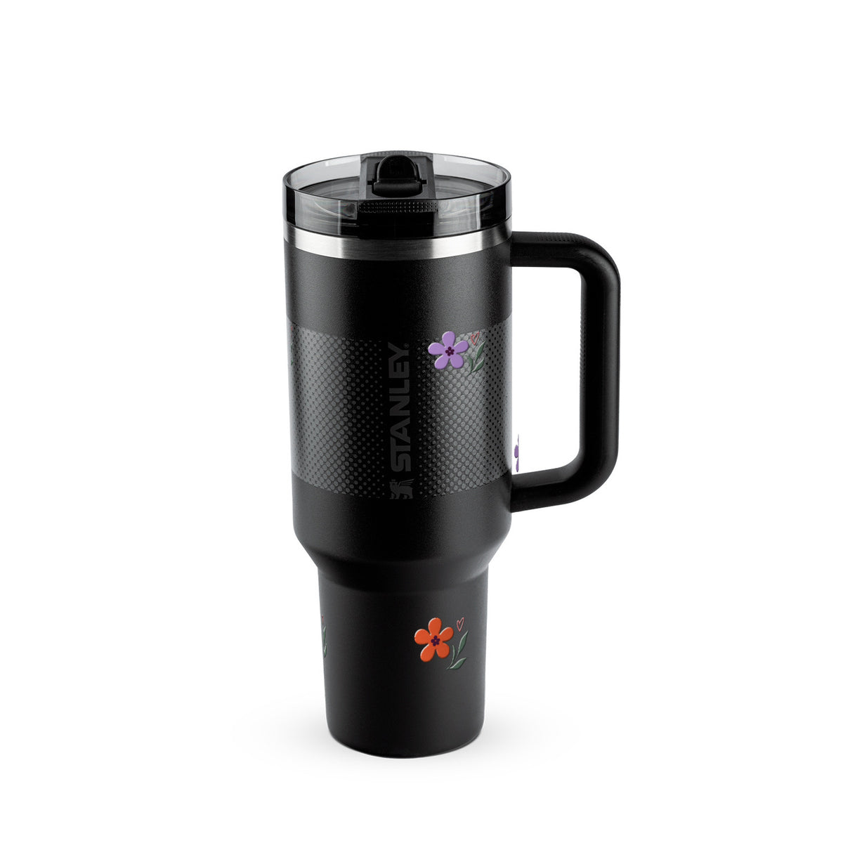 Copo Térmico Stanley Quencher Protour 1,18L Floral Club Black Fade