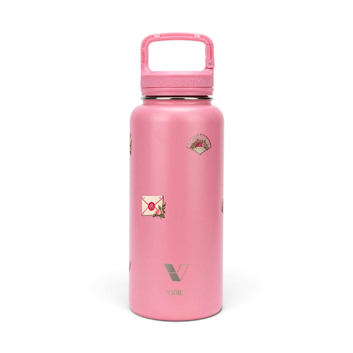 Garrafa Térmica Versity ColdKeeper 950ml Rosé Romântico Rosa Chiclete