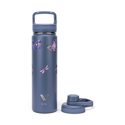 Garrafa Térmica Versity ColdKeeper 650ml Natureza Lilás Azul