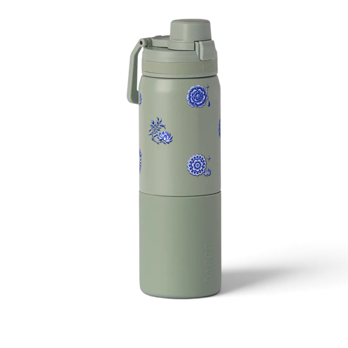 Garrafa Térmica PACCO Nexa 600ml Porcelana de Coalas Aqua Grey, frente