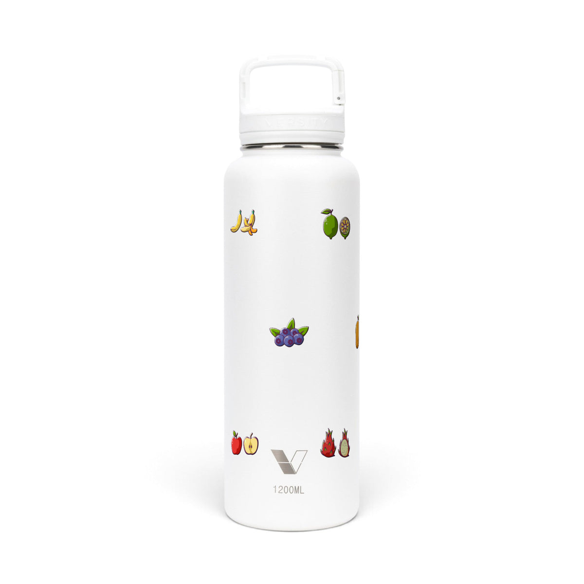 Garrafa Térmica Versity ColdKeeper 1200ml Frutas Branca, frente