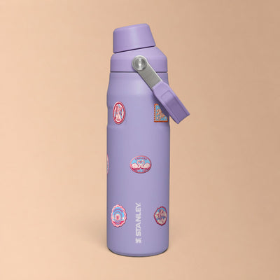 Garrafa Térmica Stanley Aerolight Fast Flow 710ml Selos de Viagem Lavender, frente