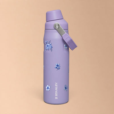 Garrafa Térmica Stanley Aerolight Fast Flow 710ml Jardim Azul Lavender, frente