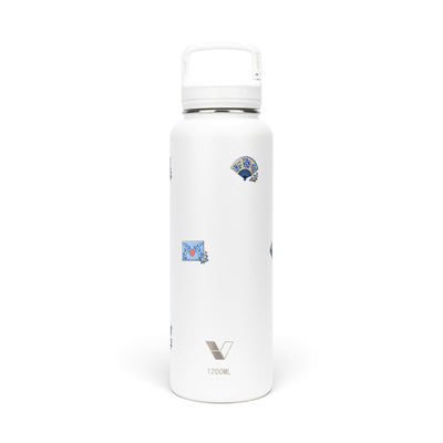 Garrafa Térmica Versity ColdKeeper 1200ml Porcelana Azul Branca, frente