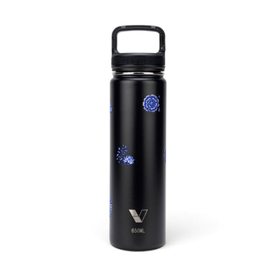 Garrafa Térmica Versity ColdKeeper 650ml Porcelana de Coalas Preta, frente