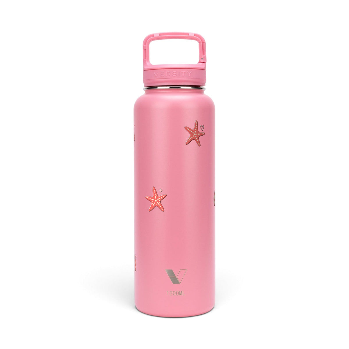 Garrafa Térmica Versity ColdKeeper 1200ml Ocean Blush Rosa Chiclete, frente