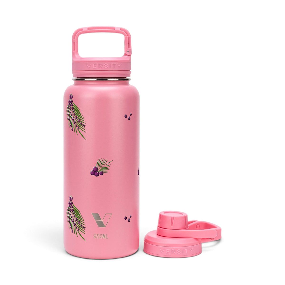 Garrafa Térmica Versity ColdKeeper 950ml Açaí Rosa Chiclete, frente