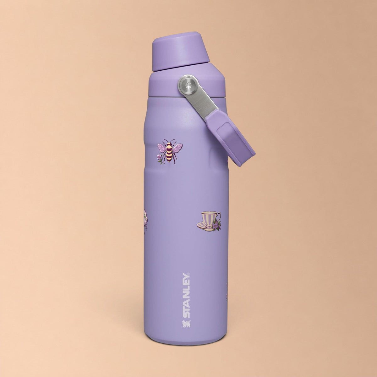 Garrafa Térmica Stanley Aerolight Fast Flow 710ml Lavanda Botânica Lavender, frente