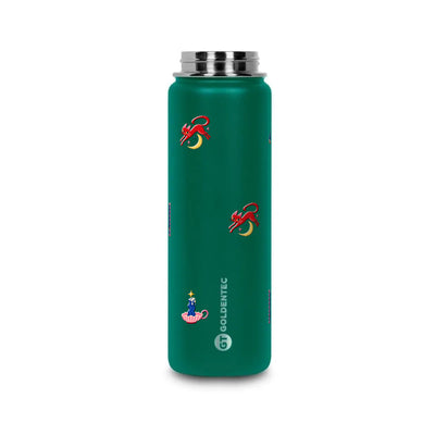 Garrafa Térmica Goldentec 750ml After Hours Verde Militar, frente