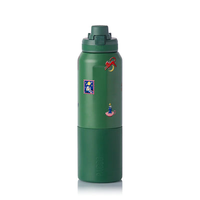 Garrafa Térmica PACCO Nexa 1000ml After Hours Verde Militar, frente