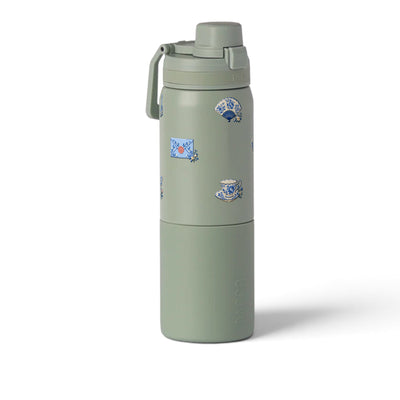 Garrafa Térmica PACCO Nexa 600ml Porcelana Azul Aqua Grey, frente