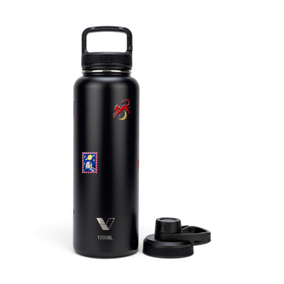 Garrafa Térmica Versity ColdKeeper 1200ml After Hours Preta, kit