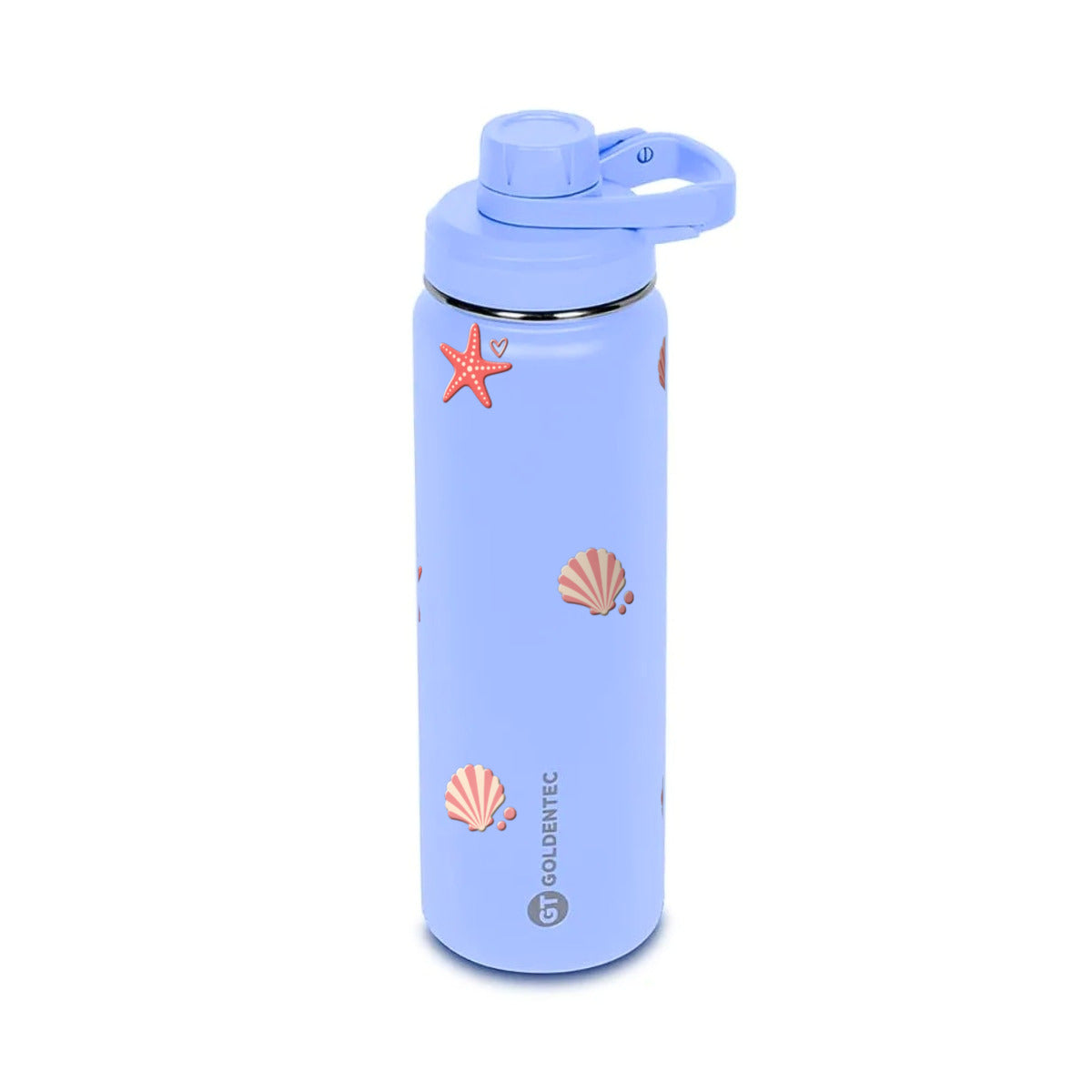 Garrafa Térmica Goldentec 750ml Ocean Blush Lavanda, frente