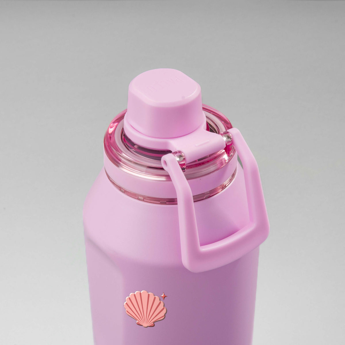 Garrafa Térmica PACCO Vyta 1200ml Ocean Blush Lilás, vista de cima