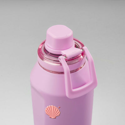 Garrafa Térmica PACCO Vyta 1200ml Ocean Blush Lilás, vista de cima