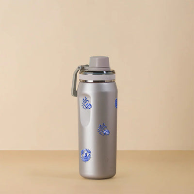 Garrafa Térmica PACCO Vyta 500ml Porcelana de Coalas Ouro Branco, foto de estúdio