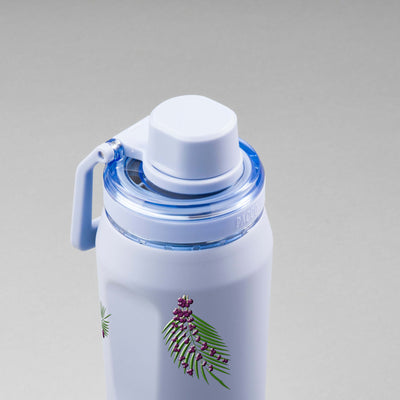 Garrafa Térmica PACCO Vyta 650ml Açaí Lavanda, vista de cima