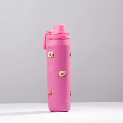 Garrafa Térmica PACCO Vyta 650ml Rosé Romântico Chiclete, foto de estúdio