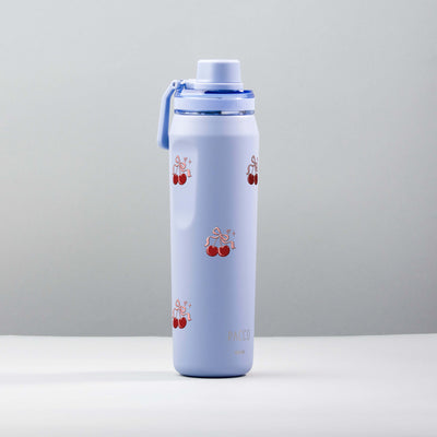 Garrafa Térmica PACCO Vyta 650ml Cereja Pop Lavanda, foto de estúdio
