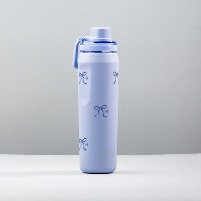 Garrafa Térmica PACCO Vyta 650ml Laço Leve Lavanda, foto de estúdio