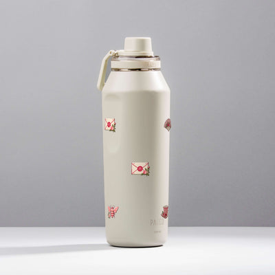 Garrafa Térmica PACCO Vyta 1200ml Rosé Romântico Creme, foto de estúdio