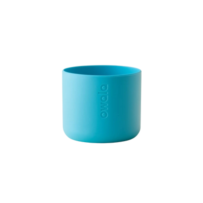 Capa Protetora de Silicone para Garrafa Owala - 710ml | 24oz, azul, antiderrapante e flexível, ideal para proteção e estilo.