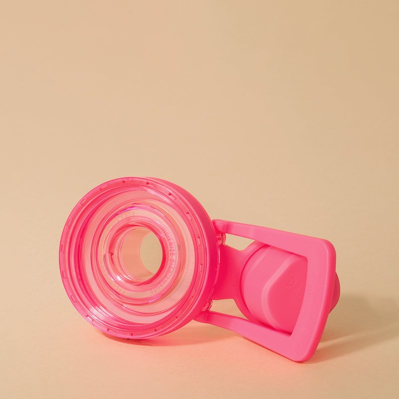 Kit Borracha Vedação PACCO Tampa modelo Flow em silicone rosa para vedação segura e durabilidade, ideal para prevenir vazamentos.