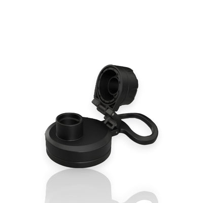 Tampa com bico - Spout Lid preta compatível Urbnsol, HydroFlask ideal para garrafas 350ml-1.200ml, uso fácil e prático.