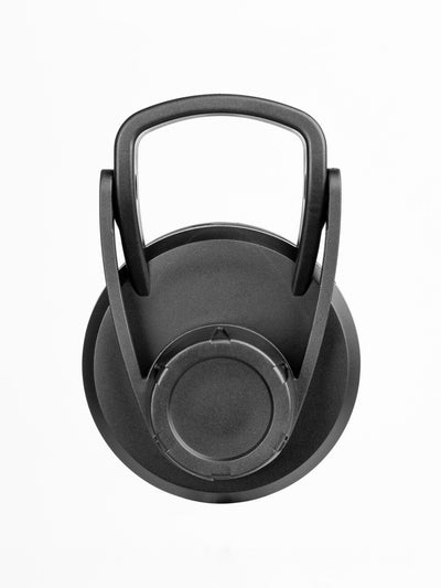 Tampa de alça fixa - Spout Lid preta compatível com garrafas térmicas, fácil de usar, ideal para Urbnsol, HydroFlask e mais.