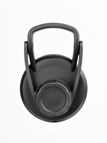 Tampa de alça fixa - Spout Lid preta compatível com garrafas térmicas, fácil de usar, ideal para Urbnsol, HydroFlask e mais.