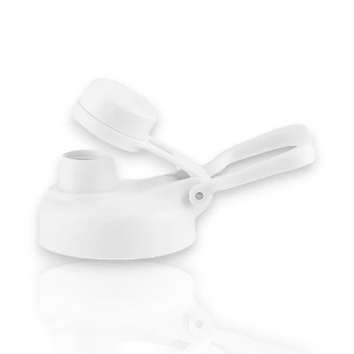 Tampa Kouda - Ladakh branca, ergonômica e livre de BPA, para vedação perfeita em garrafas Kouda. Compatível com 350ml a 960ml.