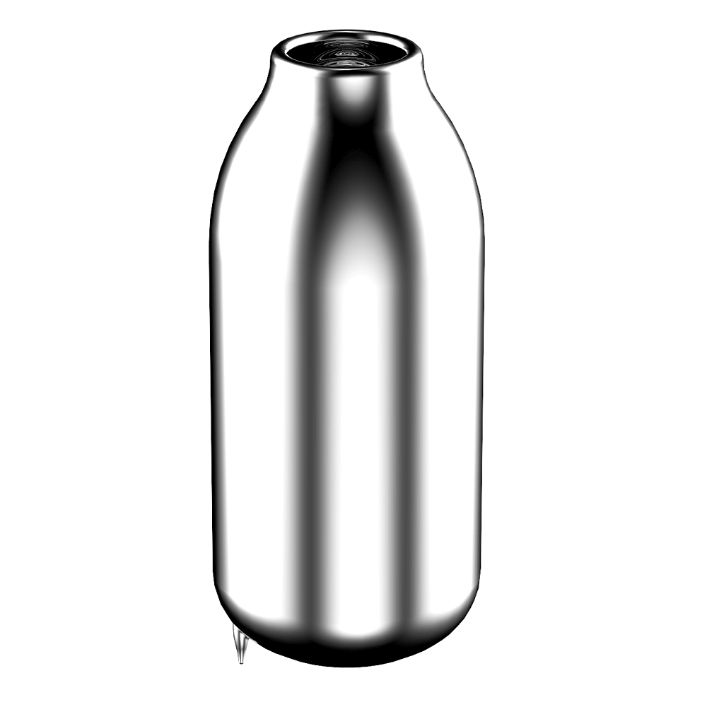 Ampola de vidro 1 litro Termolar - Magic Pump e Lúmina, solução de reposição térmica eficiente e sustentável.