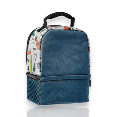 Bolsa Térmica Thermos - Skate com isolamento térmico ideal para lanches, em design divertido e material seguro para crianças.