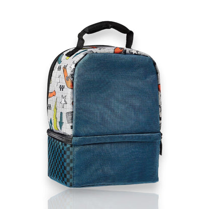 Bolsa Térmica Thermos - Skate com isolamento térmico ideal para lanches, em design divertido e material seguro para crianças.