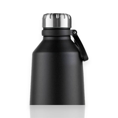 Garrafa Térmica Kouda Loa – 1200ml em aço inoxidável, resistente à corrosão e BPA, com tampa hermética e alça em polipropileno.