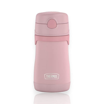 Garrafa Térmica Thermos baby - 290ml rosa, ideal para crianças, com isolamento a vácuo e design resistente a impactos.