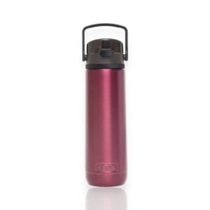 Garrafa Térmica Thermos TS436 - 710ml em aço inoxidável com tecnologia de isolamento a vácuo para bebidas quentes e frias.