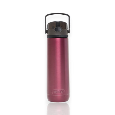 Garrafa Térmica Thermos TS436 - 710ml em aço inoxidável com tecnologia de isolamento a vácuo, cor vermelha, ideal para bebidas.
