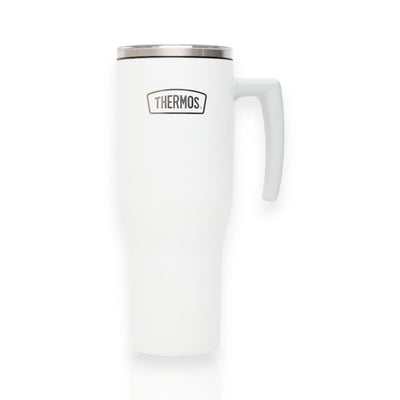 Copo Térmico com canudo Thermos - 1100ml em aço inoxidável, preserva temperatura por 18 horas, isolamento a vácuo. Ideal para bebidas frias e quentes.